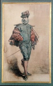 Male character in historical costume