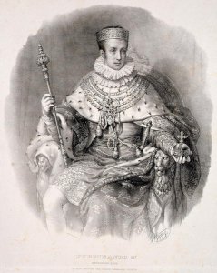Ferdinand I 1793-1875, King of Lombardy-Venetia, in State Robes, from Incoronazione de SMIRA Ferdinando I, il Re del Regno Lombard-Veneto, published 1838