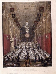 The Lord Mayors Dinner at the Guildhall, 9th November 1828