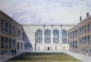 The Inner Court of Merchant Taylors Hall, 1853