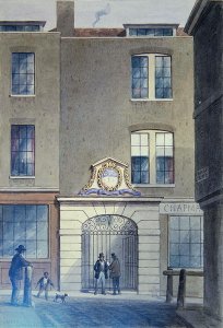 The Entrance to BakersHall, 1855