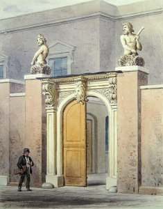 The Entrance to Joiners Hall, 1854