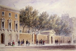 The New Entrance to Grocers Hall, 1854