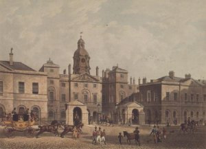 The Horse Guards, Whitehall from Ackermanns Repository of London, 1816