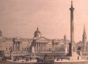 The National Gallery with Nelsons Column