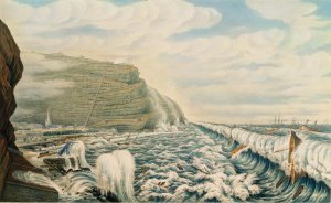 View of Jamestown and the Harbour, St. Helena, engraved by T. Picken, c.1846