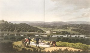 General View of Longleat from the Prospect Hill, from Fragments on the Theory and Practice of Landscape Gardening, pub. 1816