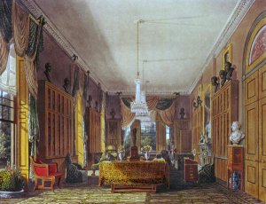 The Queens Library, Frogmore, Pynes Royal Residences, 1818