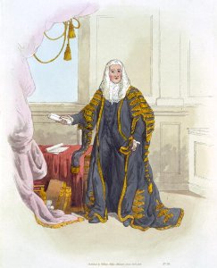 Speaker of the House of Commons, from Costume of Great Britain, published by William Miller, 1805