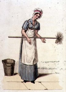 The Housemaid from The World in Miniature, 1827