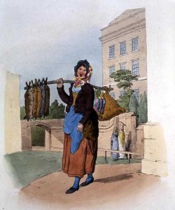 Rabbit Woman, from Costume of Great Britain, published by William Miller, 1805