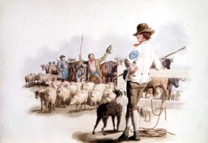 Smithfield Drover from Costume of Great Britain