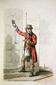The Postman from Costume of Great Britain, 1805