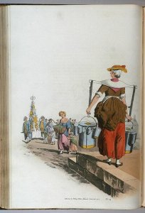 Milk Woman, from Costume of Britain, c.1819
