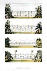 Garden Railing, from Ackermanns Repository of Arts, published 1823