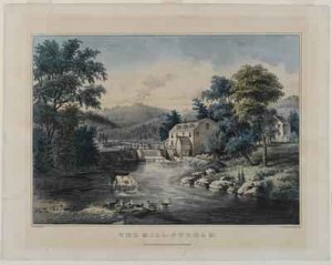 The Mill-Stream, published by Currier and Ives, New York