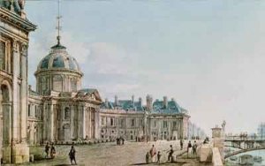 View of the College des Quatre Nations Paris .1810