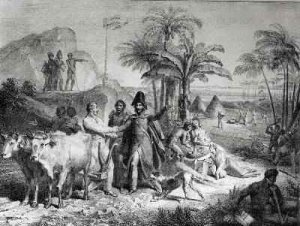 Colony of Texas General Lallemand at Champ dAsile 1818