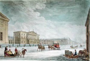 View of the Imperial Bank and the Shops at St Petersburg 2