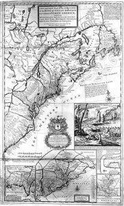 Map of the Dominions of Great Britain in North America 1711