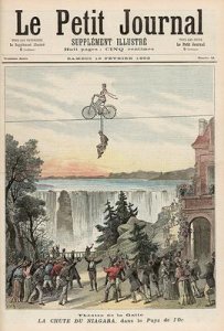 Theatre de la Gaite Performers at Niagara Falls from Le Petit Journal' 13th February 1892