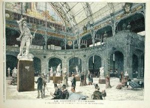 The New Sculpture Pavilion at the Palais de lIndustrie from Le Petit Journal 21st May 1892