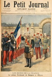 Prince Ferdinand 1861-1 illustration from Le Petit Journal 10 May 1896