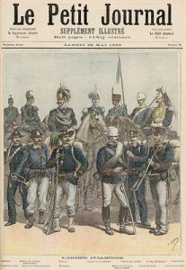 The Italian Army from Le Petit Journal 28th May 1892