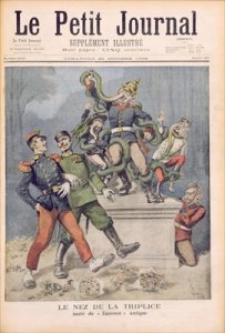 The Allies Nose after Laocoon from Le Petit Journal 25th October 1896