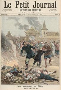 Massacre in China from Le Petit Journal 19th December 1891