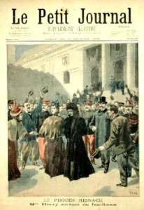 The Reinach Trial from Le Petit Journal 12th February 1899