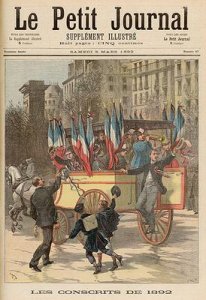 The Conscripts of 1892 from Le Petit Journal 5th March 1892