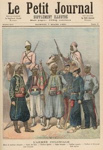 The Colonial Army from Le Petit Journal 7th March 1891