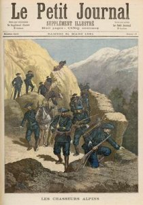 Mountain Infantrymen from Le Petit Journal 21st March 1891