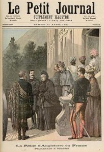 The Queen of England in France A Walk in Grasse from Le Petit Journal 11 April 1891