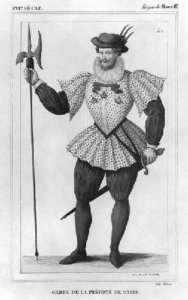 Guard of the provostship of Paris during the reign of Henri III 1574-89