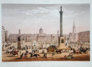 Trafalgar Square 1862