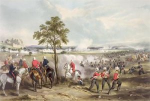 The Battle of Goojerat on 21st February 1849