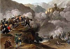 The Tirolese Patriots Storming the Fortress of Kuffstein with their Wooden Guns