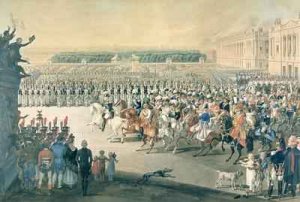 March of the Allied forces into Paris 1815