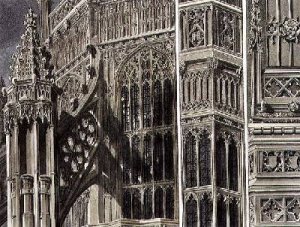 Fragments and Parts of the Exterior of Henry the Seventh Chapel