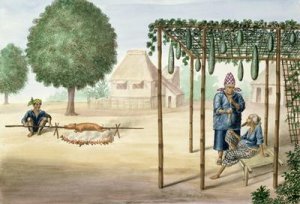 Village Scene near Manila