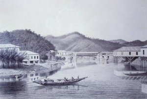 Bridge over the river Pirahy