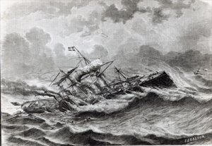 The disaster to the Great Eastern in September
