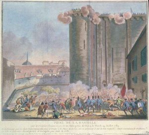 The Taking of the Bastille by the French Guards and the Bourgeoisie