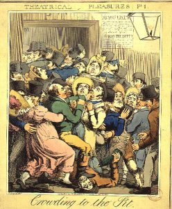 Crowding to the Pit from Theatrical Pleasures