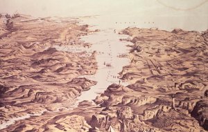 Panoramic View of the North and South sides of the Harbour and Port of Sebastopol