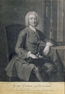 Portrait of George Graham 1673-1751 Clockmaker