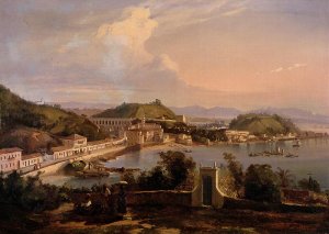 View of the Church of Nossa Senhora da Gloria de Outeiro Brazil