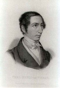 Portrait of Carl Maria von Weber 1786-1826 German composer